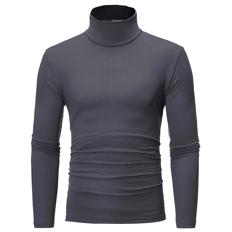 Men's Turtleneck Long Sleeve Compression Shirt