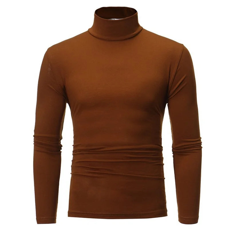 Men's Turtleneck Long Sleeve Compression Shirt