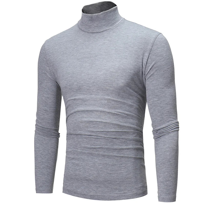 Men's Turtleneck Long Sleeve Compression Shirt