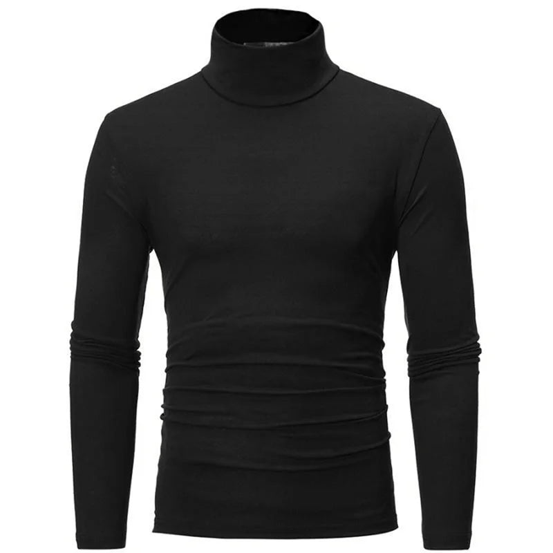 Men's Turtleneck Long Sleeve Compression Shirt