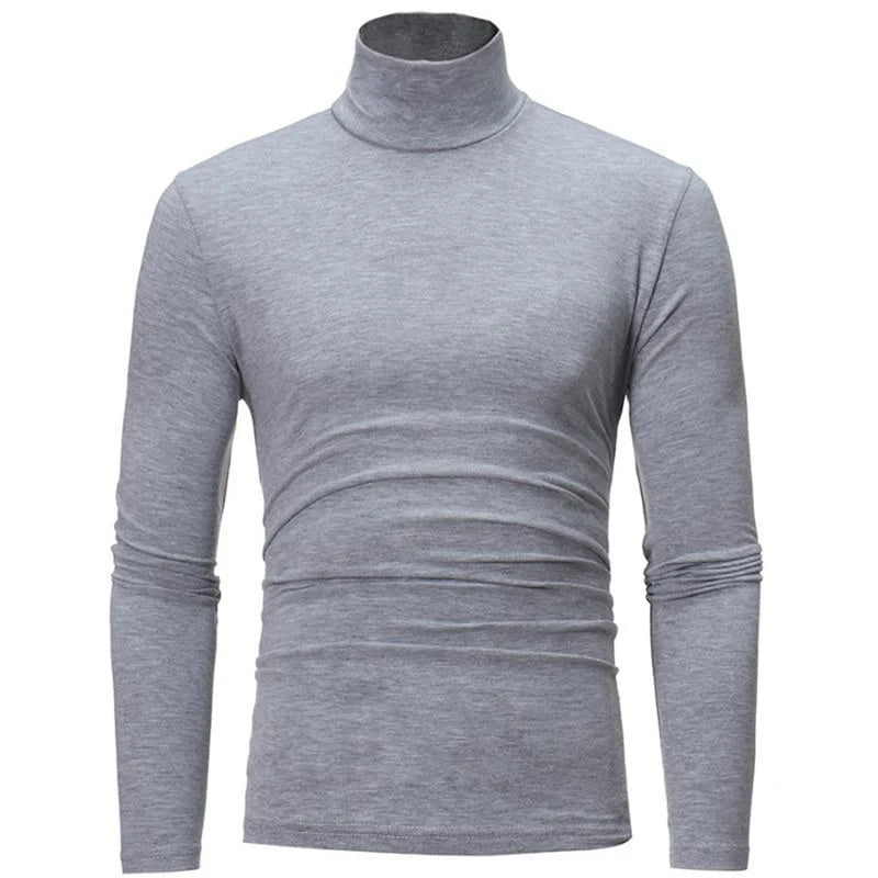 Men's Turtleneck Long Sleeve Compression Shirt